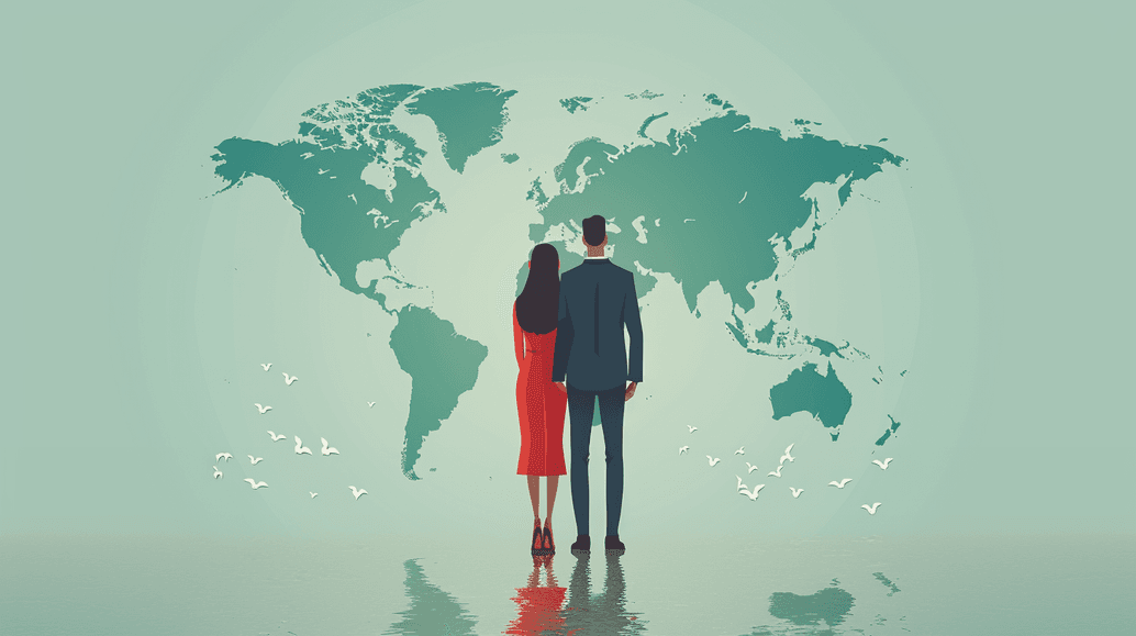 Коли подружжя є громадянами України, але один із подружжя виїхав за кордон і проживає там тривалий час