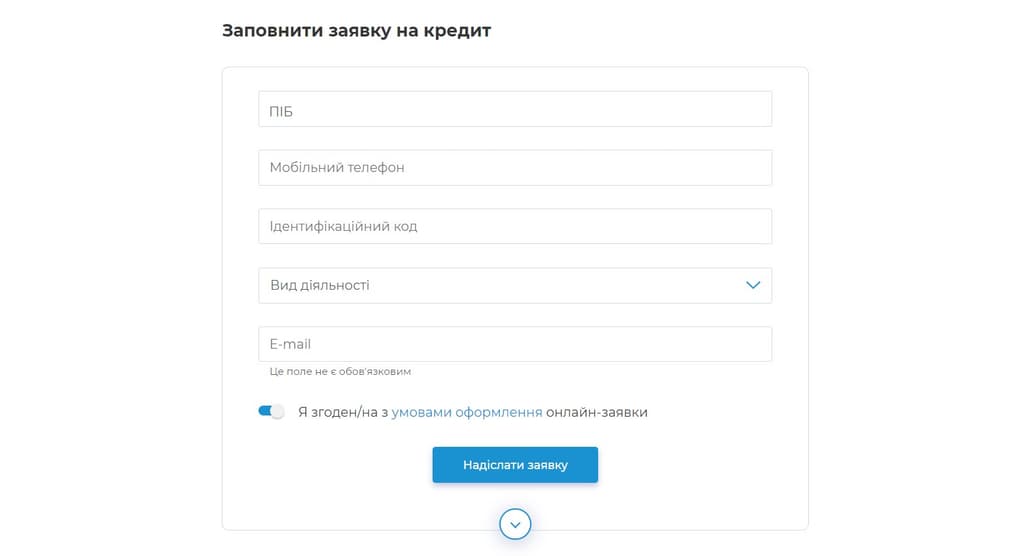 Кредит від IdeaBank