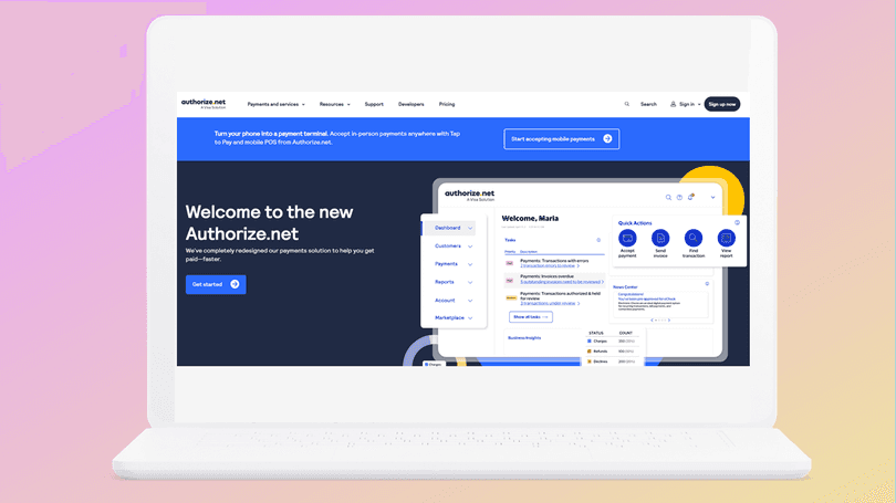 Authorize.net Online Payment Gateway Provider